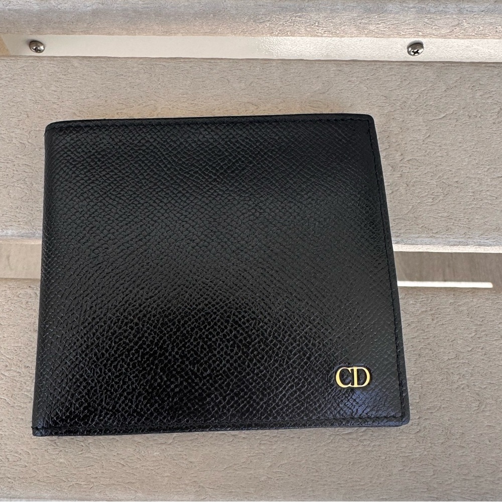 Excellent condition Christian Dior black wallet